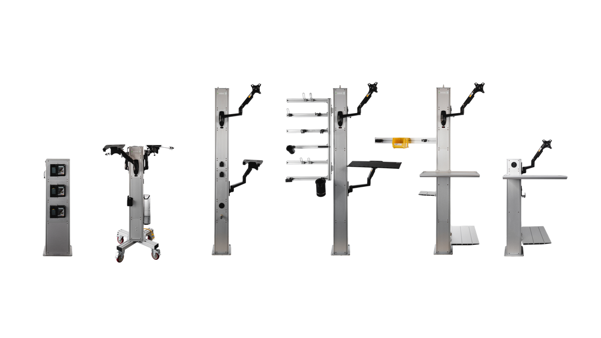 OptiTower Modular Workstation Lineup